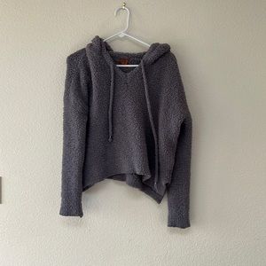 POL Grey Sweater w/ Hood